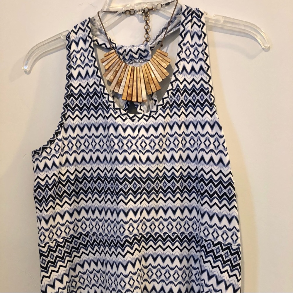 EUC Adventura Chevron Sports Dress w/T-strap